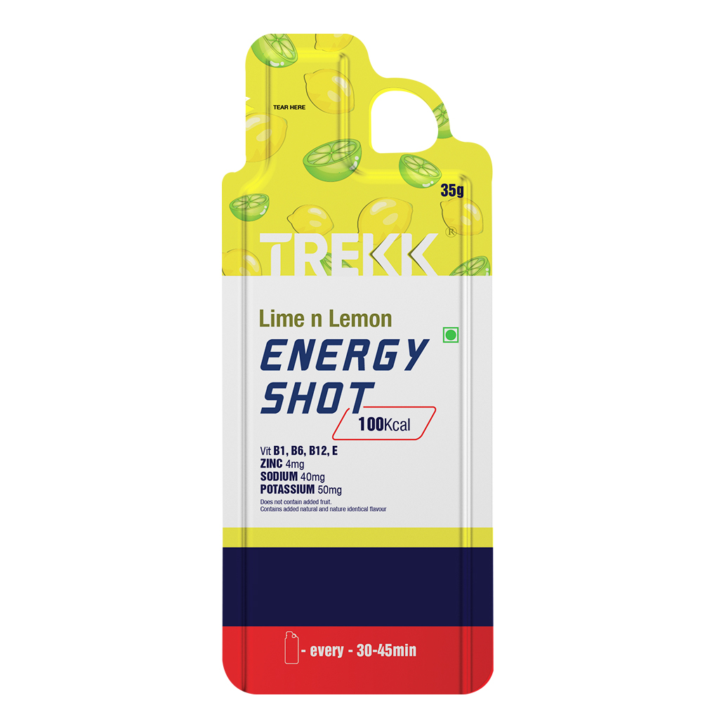 TREKK Lime & Lemon Energy Shot Gel 35g
